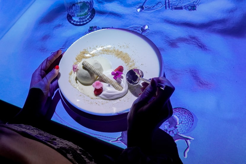 Each Le Petit Chef experience in Dallas is expected to last one and a half to two hours.