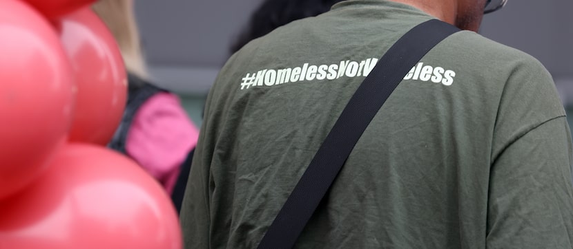 The hashtag #homelessnotvoiceless is used to promote the Dallas Street Choir as their...
