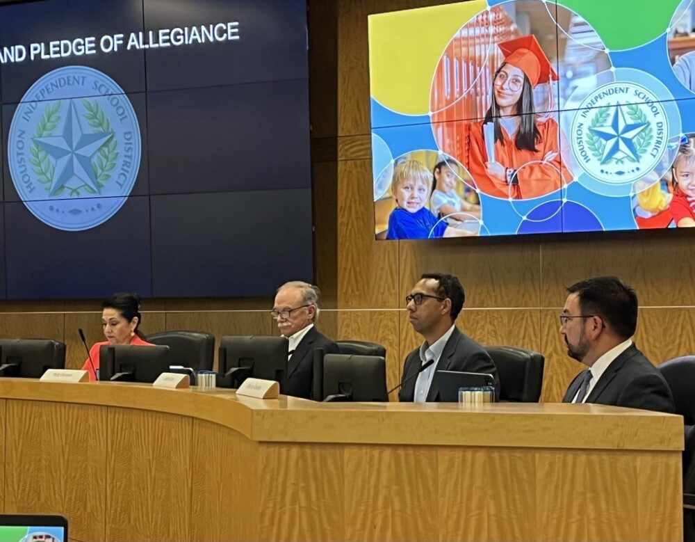 Houston ISD's board of managers unanimously approved the district's 2025-26 budget. The board included four new faces: Edgar Colón, Marty Goossen, Lauren Gore and Marcos Rosales, who were recently appointed by Texas Education Agency Commissioner Mike Morath.