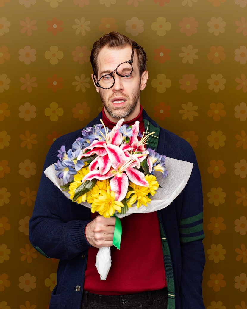 Alex Organ's director character in Dallas Theater Center's production of "Noises Off" has to...