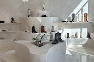 The new Stivali New York store in Dallas that sells various boots.