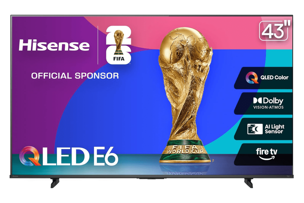 Hisense 43-inch E6 Cinema Series QLED 4K UHD Smart Fire TV