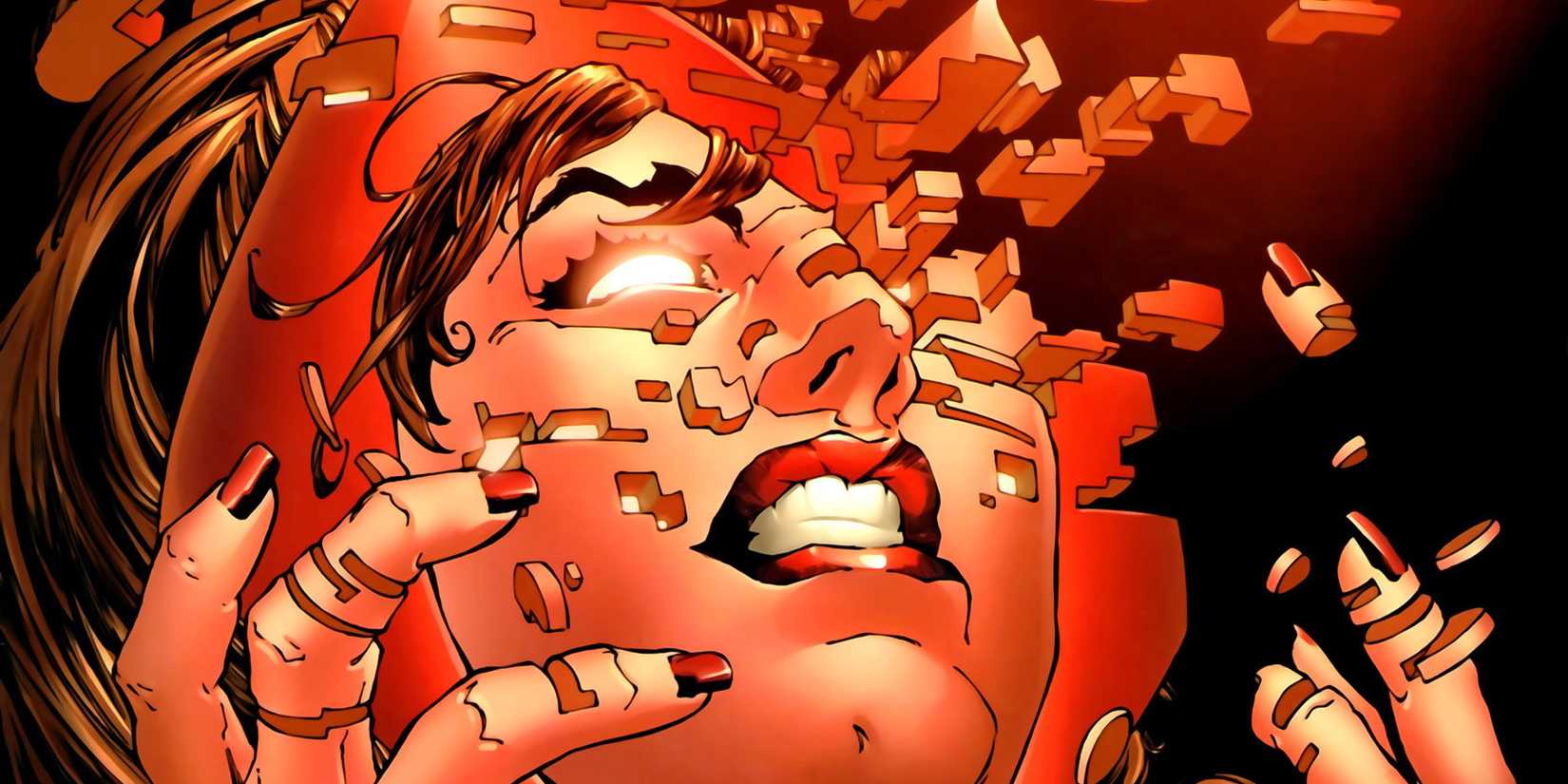 Scarlet Witch breaks down into pieces in Marvel's House of M comic event