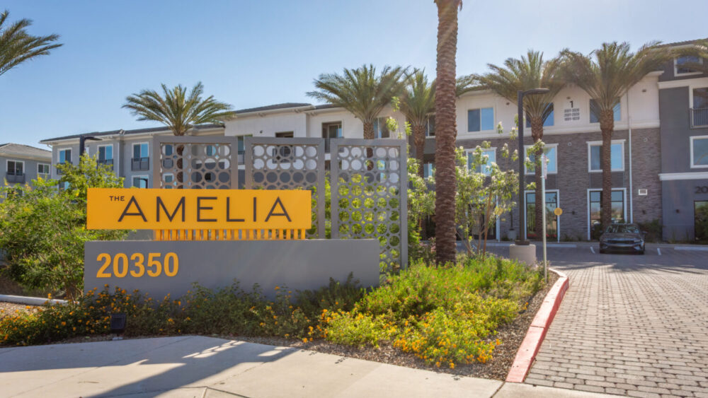 The Amelia, a luxury apartment community themed around Amelia Earhart, opened Thursday near Deer Va...