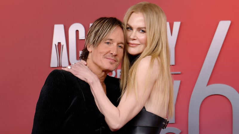 Keith Urban and Nicole Kidman attend the 60th Academy of Country Music Awards at Omni Frisco Hotel at The Star on May 08, 2025