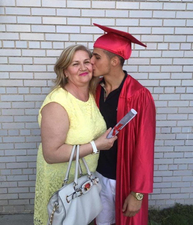 Besim Muminovic and his mother. (Courtesy of Family)