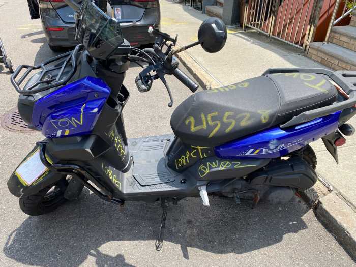 NYC Mayor’s Race: Where the candidates stand on street redesigns, bike and bus lanes, fare evasion and more 3 one many unregistered mopeds on NYC streets