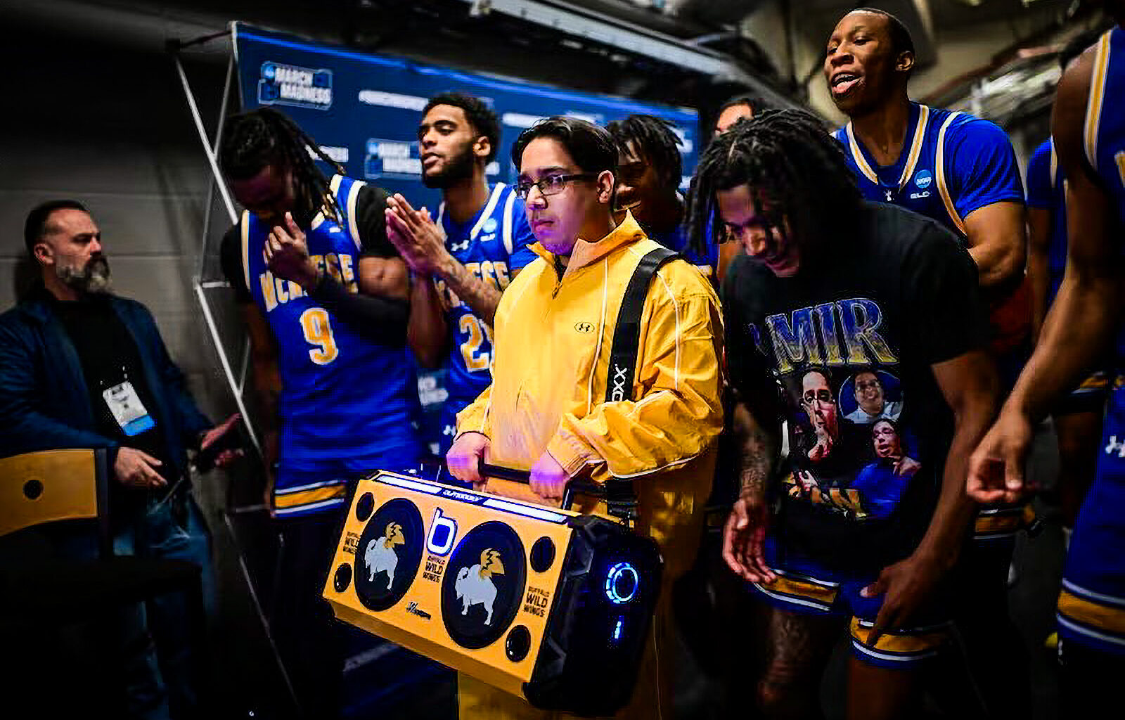 Viral manager “Aura” Khan carries his swagger — and boombox — to NC State – Technician