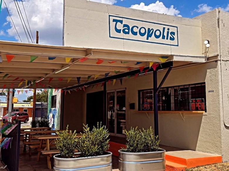 The exterior of Tacopolis