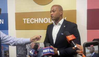 Moore contrasts private sector job growth with federal job cuts during visit to Wheaton career center  