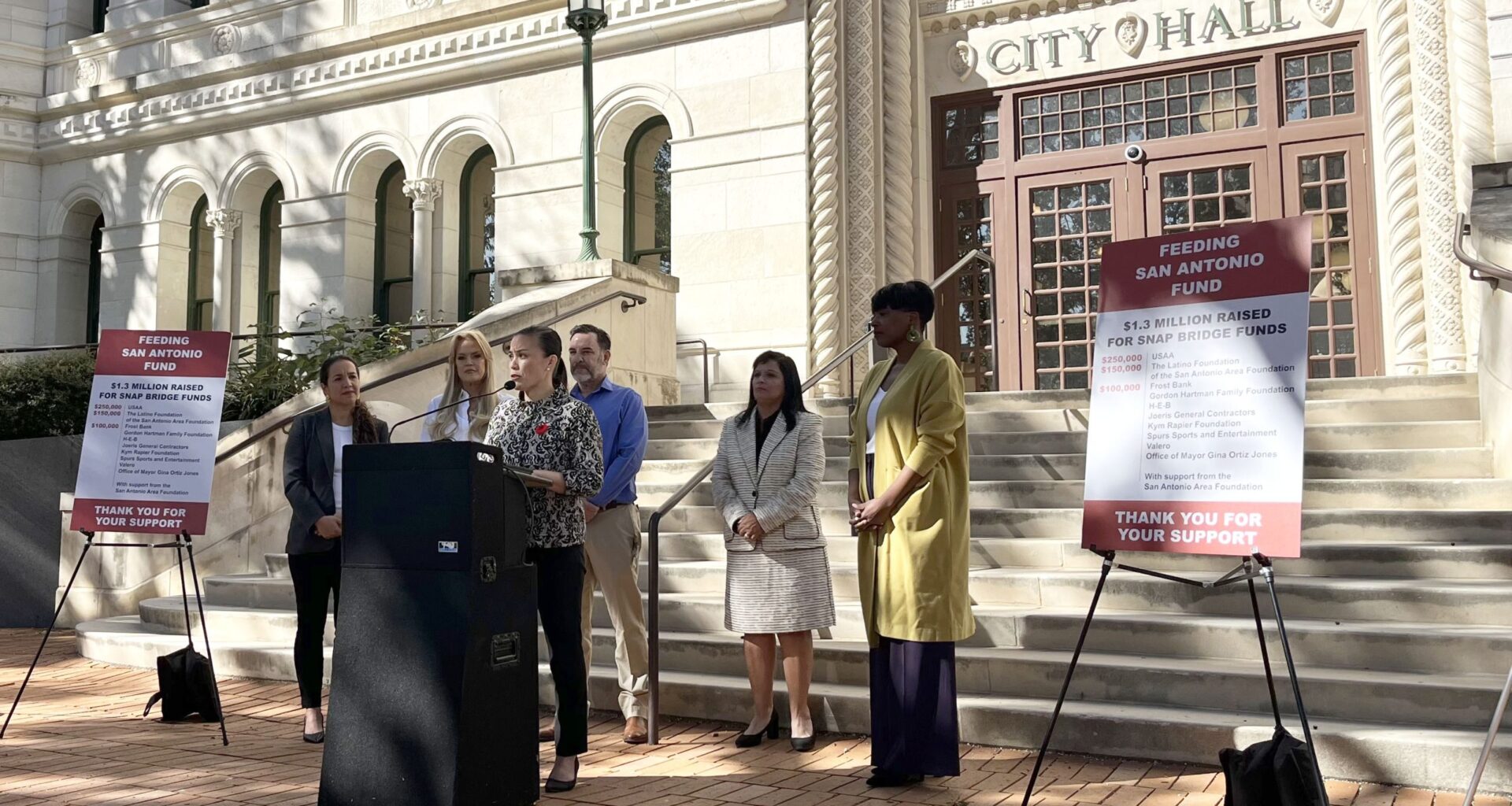 Mayor works with USAA, Valero, H-E-B, Spurs to bridge SNAP gap