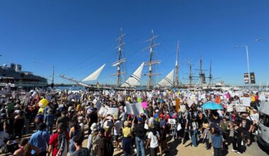 Thousands show up for 'No Kings' day protests in San Diego