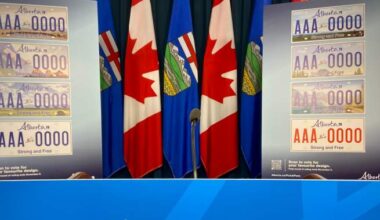 ‘Strong and free’: Alberta government changing licence plate design, slogan