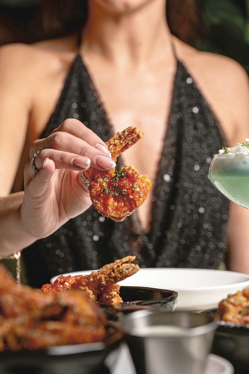 Diners also love Winsome Prime's chili-glazed shrimp appetizer.