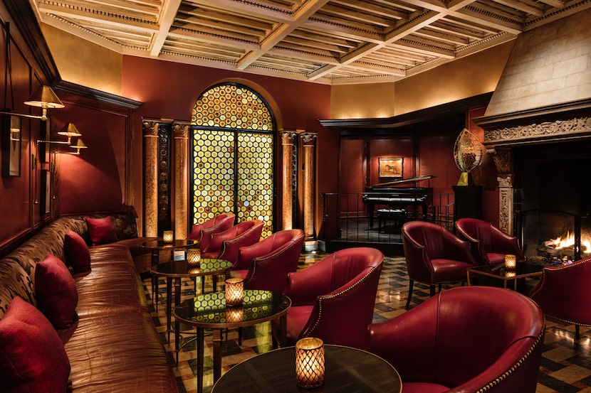 Blaylock loves to people watch at the Mansion Bar in the Rosewood Mansion on Turtle Creek.