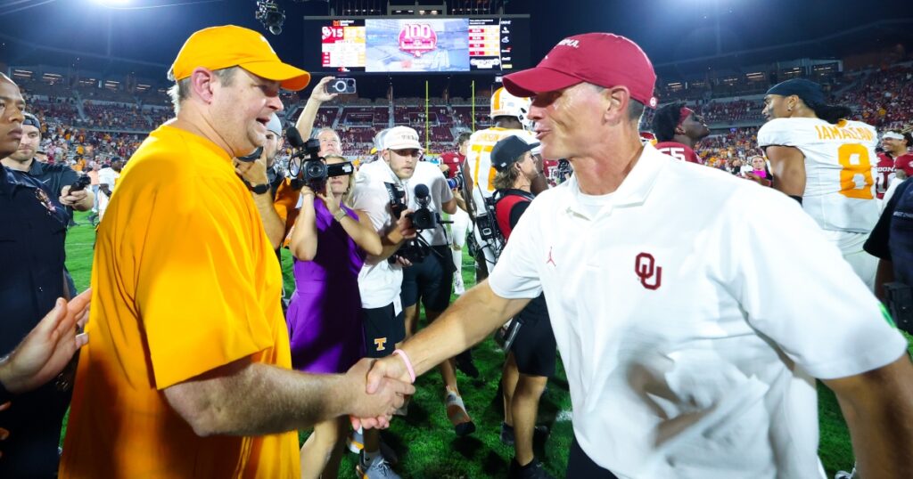 Josh Heupel, Tennessee. Brent Venables, Oklahoma