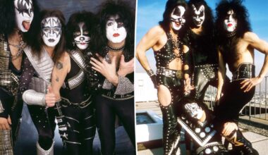 Original KISS members Gene Simmons, Paul Stanley and Peter Criss have rare reunion at Ace Frehley's memorial service