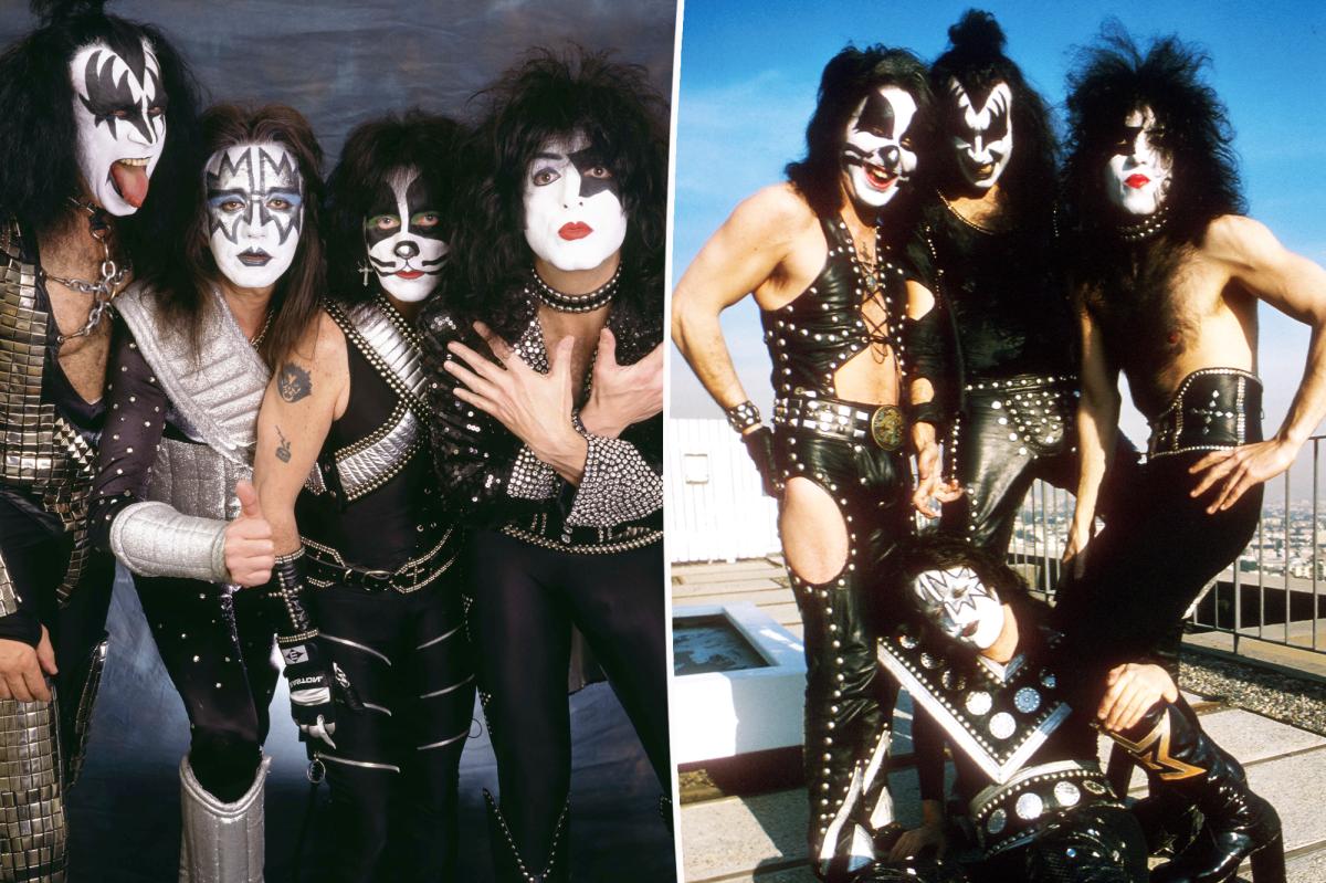 Original KISS members Gene Simmons, Paul Stanley and Peter Criss have rare reunion at Ace Frehley's memorial service