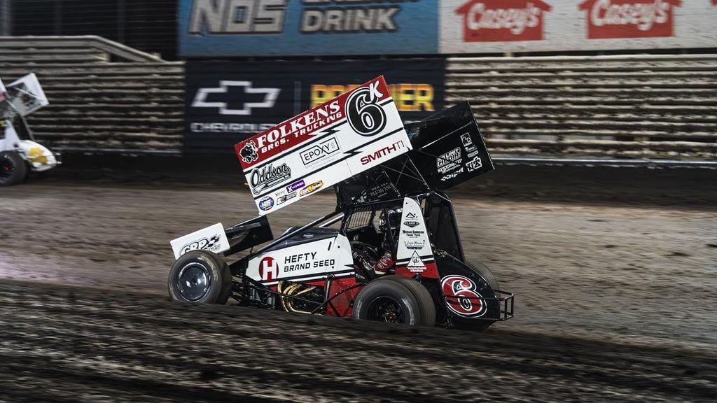 Kaleb Johnson Makes Gains During Challenging Night at Knoxville Raceway