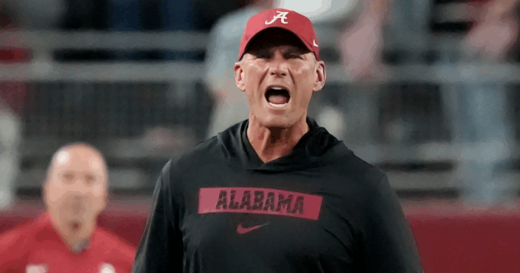 Alabama coach Kalen DeBoer