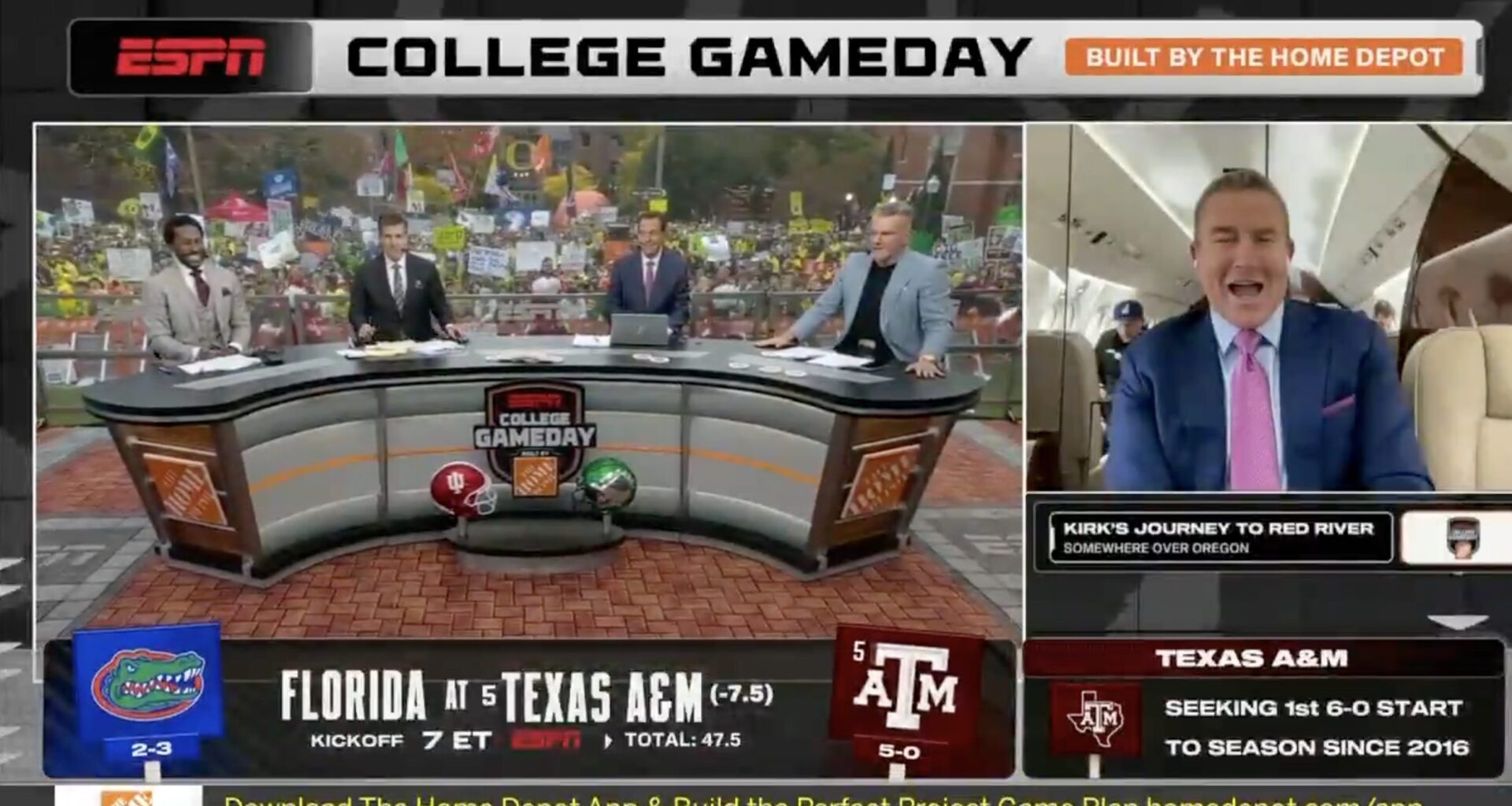 Andrew Marchand not a fan of Kirk Herbstreit's travel segments
