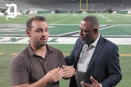 Cowboys insiders Joe Hoyt (left), Calvin Watkins (right) break down Dallas' tie win over the...
