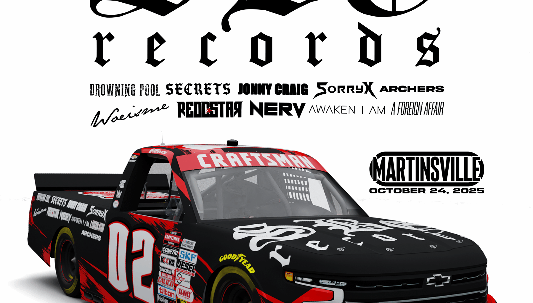 Logan Bearden Partners With SBG Records at Martinsville Speedway