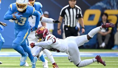Chargers’ Keenan Allen hits 1,000-catch mark in loss to Commanders – San Diego Union-Tribune