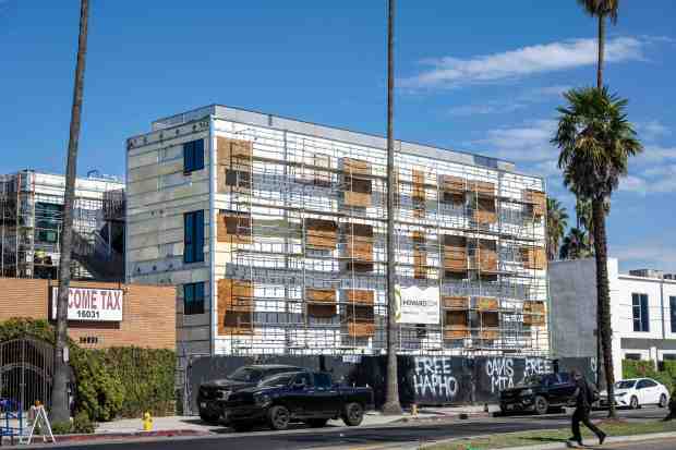 Supportive housing development Oatsie’s Place, at 16015 Sherman Way in...