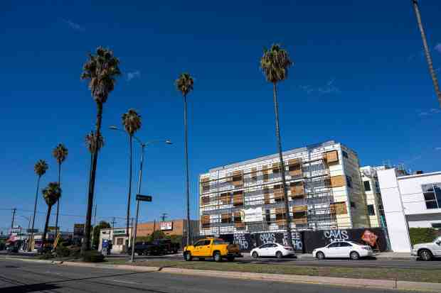 Supportive housing development Oatsie’s Place, at 16015 Sherman Way in...