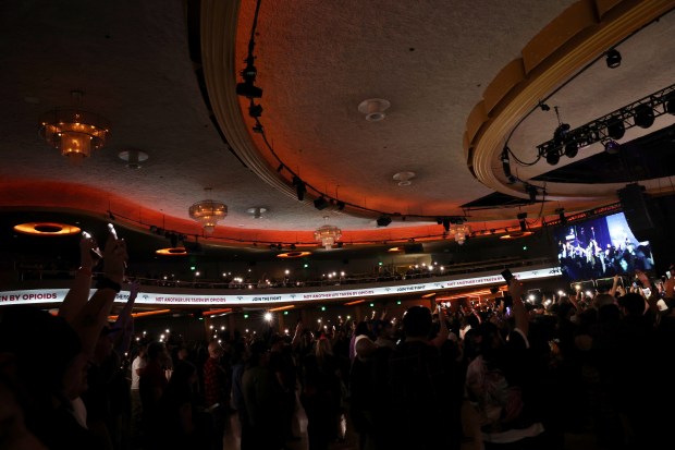 People in attendance for the Rock 2 Freedom benefit concert...