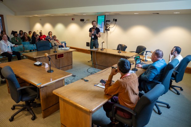 Attendees take part in a session on “Optimizing and Protecting...