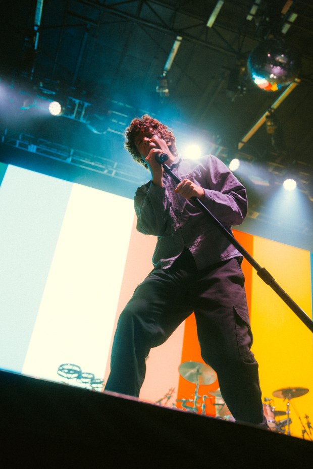 Turnstile at their sold-out show on Saturday, Oct. 4, at...