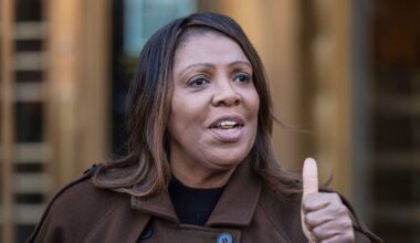 New York Attorney General Letitia James is set to speak at a rally for New York City mayoral candidate Zohran Mamdani on Monday. (AP Photo/Yuki Iwamura, File)