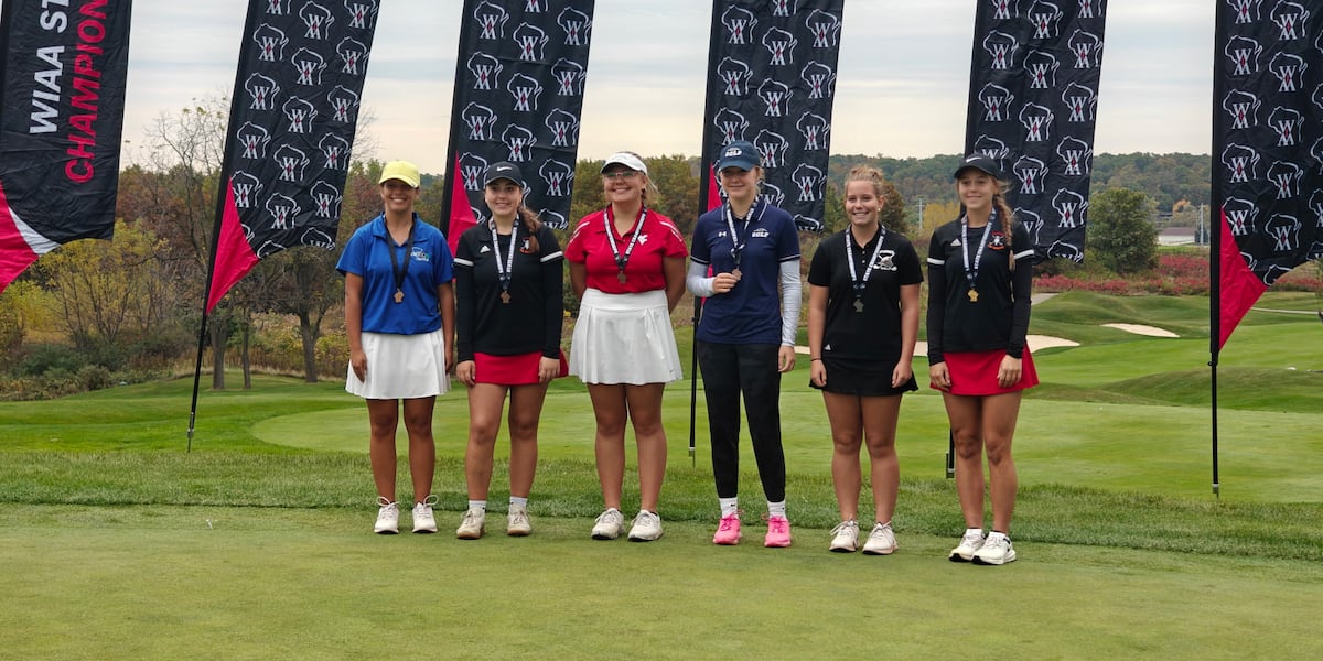 Belle Kongshaug wins third-straight division two golf state title
