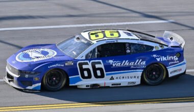 Casey Mears Hustles to 18th Place Finish in Cup Series Return at Talladega