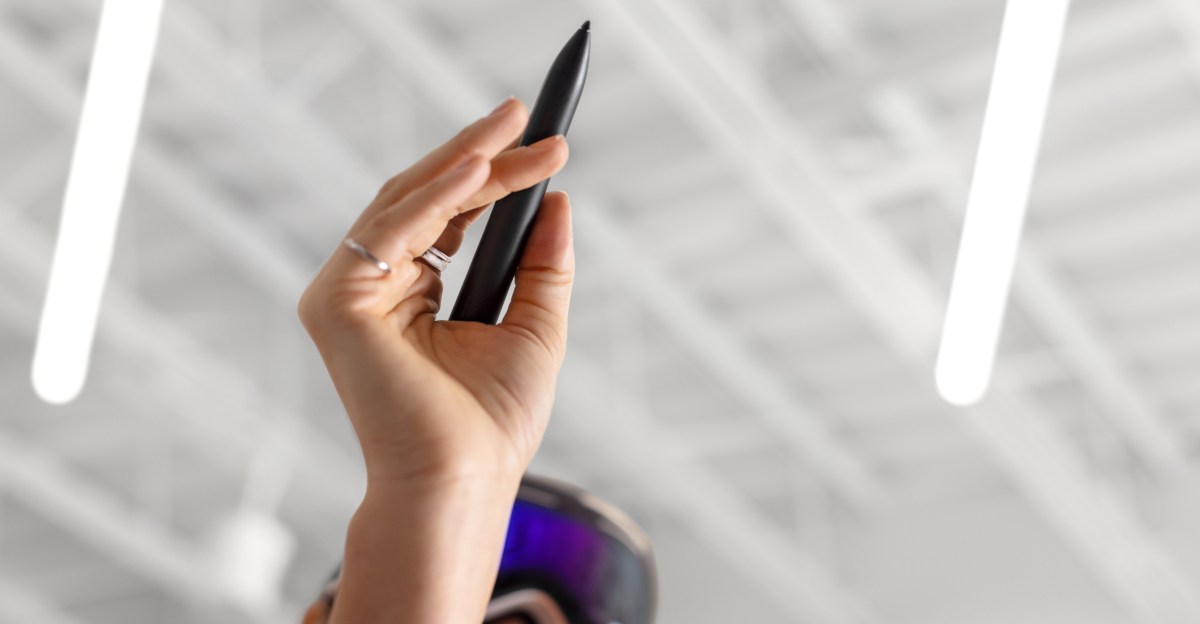 Logitech made an Apple Pencil-like stylus for the Vision Pro