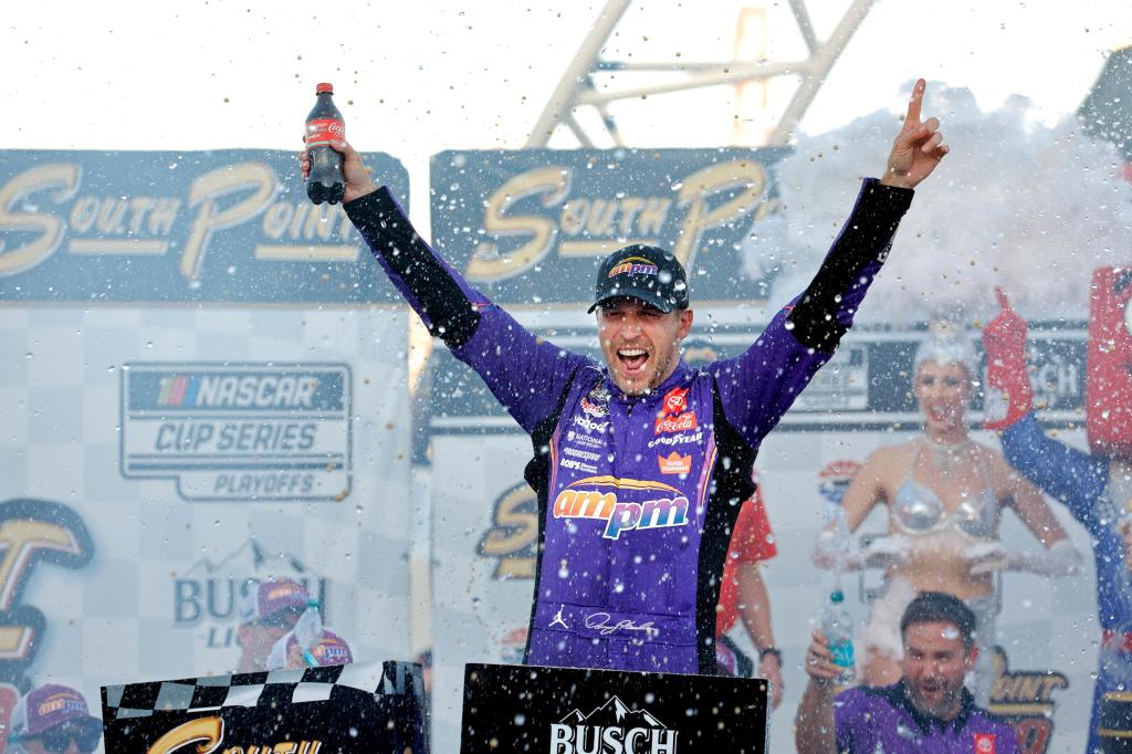 How Denny Hamlin’s emotional win at Las Vegas has him back in title contention – The Press Democrat