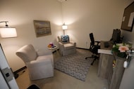 A counseling office is seen during an open house at Genesis at South Oak Cliff, Saturday,...