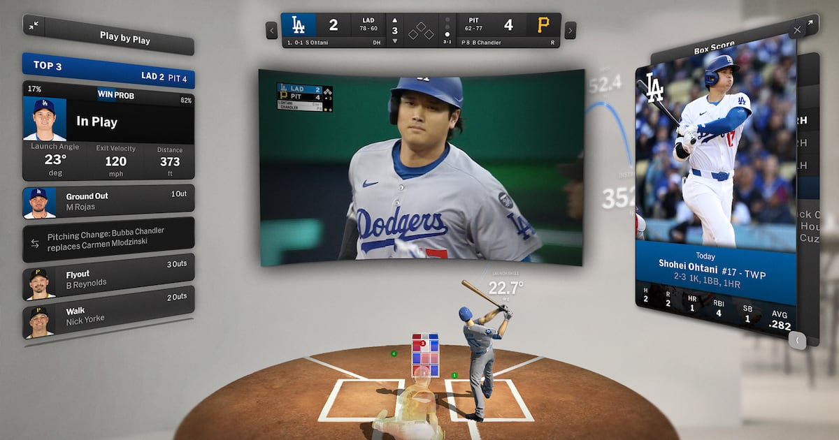 MLB updates app with new features for Samsung Galaxy XR headset