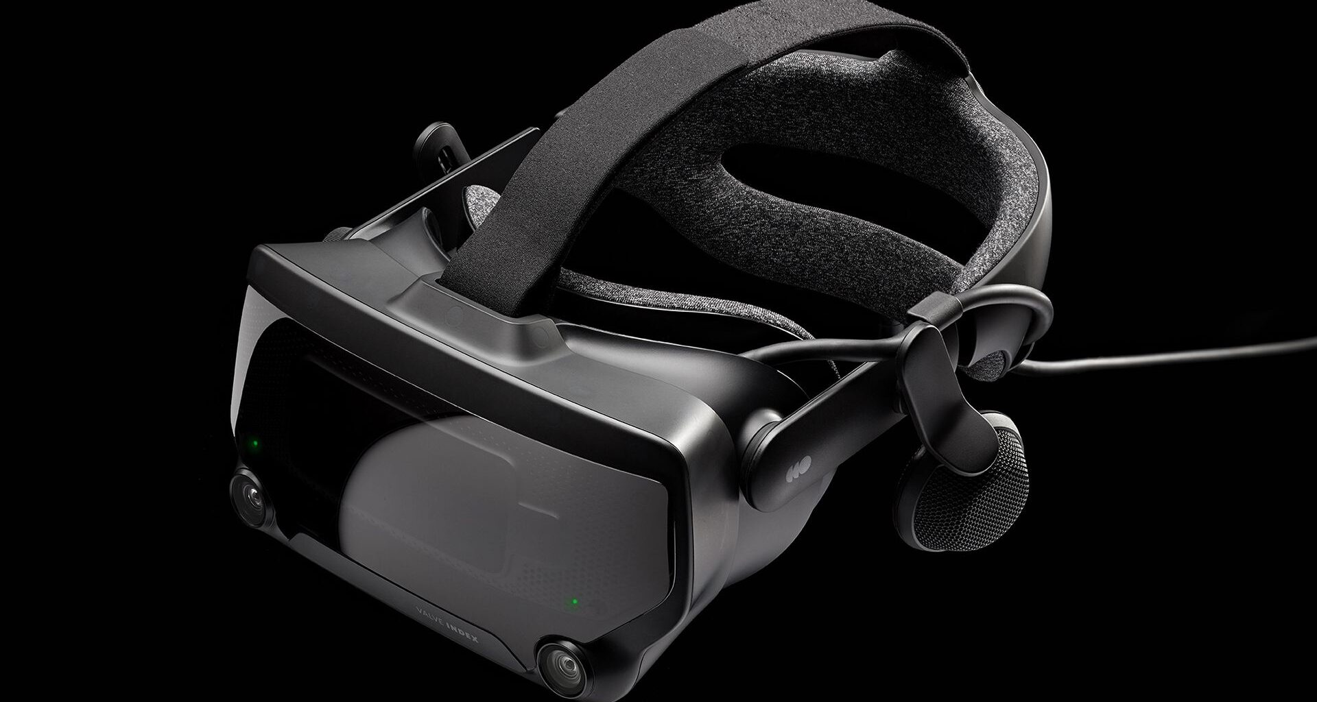 A photo of the Valve index VR headset