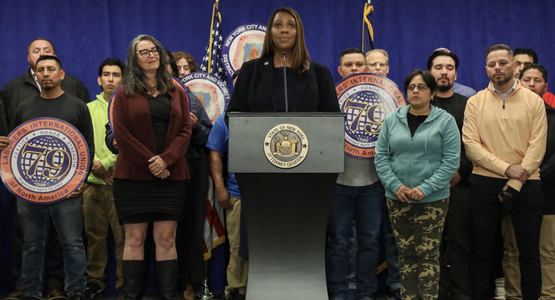 New York State Attorney General James Delivers $1.4 Million To New York City Construction Workers ‘Whose Rights Were Violated’ - Investigation ‘Launched After A Referral’ From Laborers Local 79