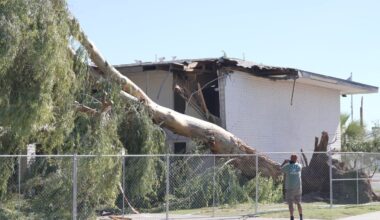 A day after a devastating storm, Tempe officials continued with recovery efforts on Oct. 14, 2025. ...