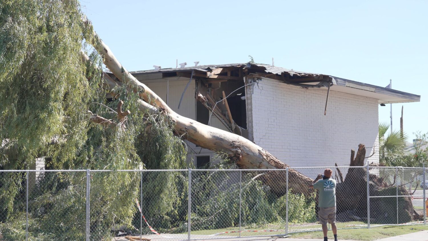 A day after a devastating storm, Tempe officials continued with recovery efforts on Oct. 14, 2025. ...