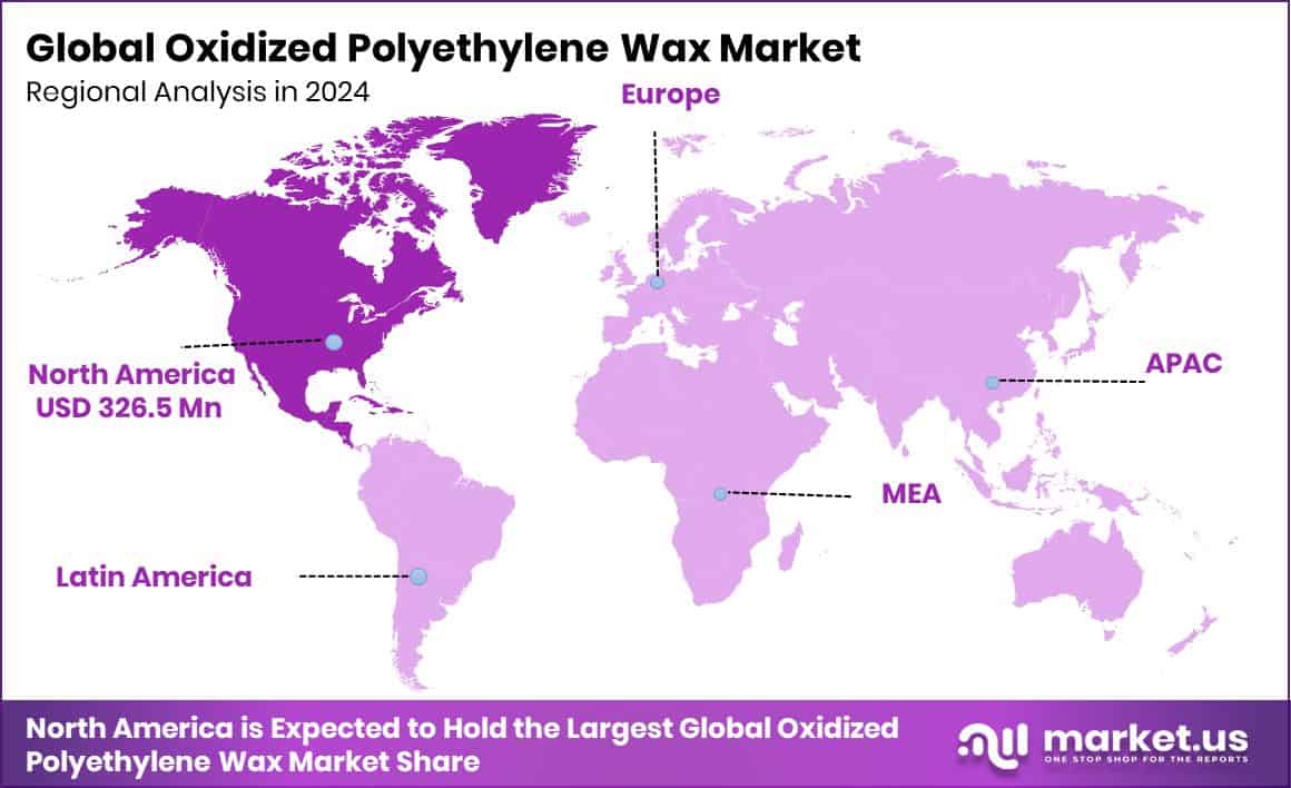 Oxidized Polyethylene Wax Market Region