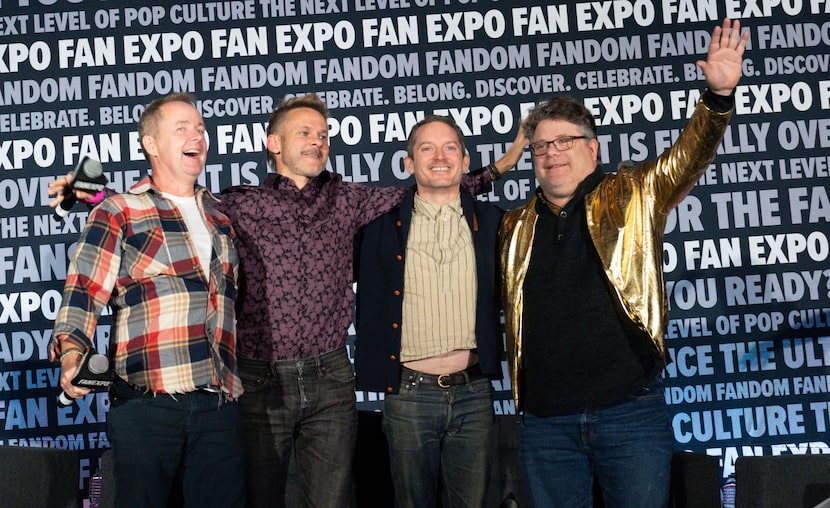 In honor of the 25th anniversary of The Lord of the Rings, the original hobbits will be...