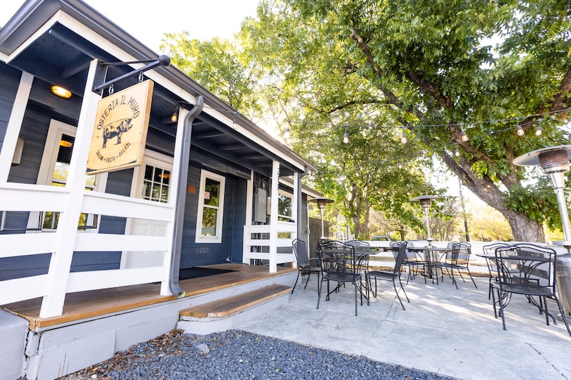 Osteria Del Muro is a restaurant in a renovated home in Denton.