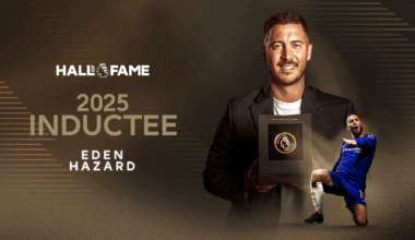Eden Hazard inducted into Premier League Hall of Fame