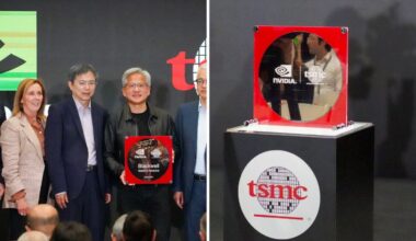 1st American made Blackwell wafer celebrated by NVIDIA, TSMC...