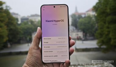 Photo of HyperOS version on the Xiaomi 15T Pro